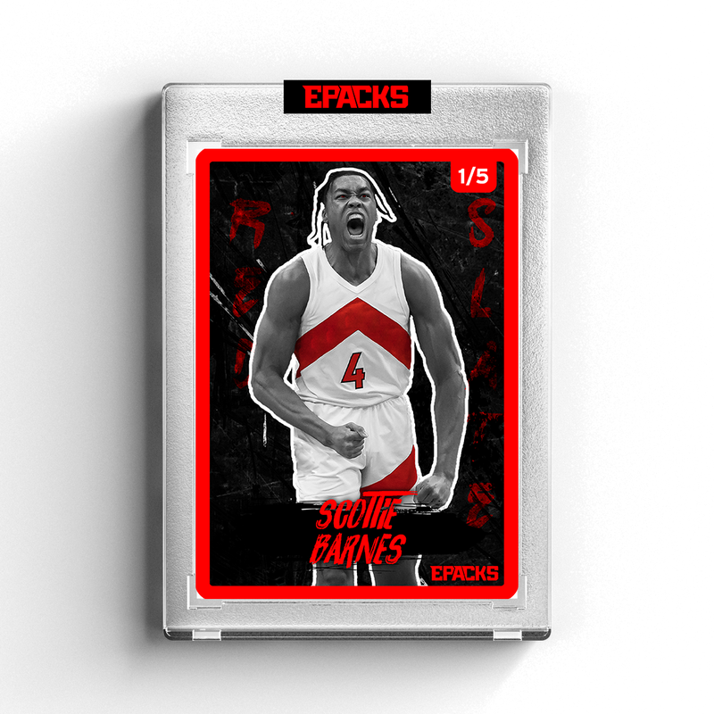 Scottie Barnes Red Slate Card